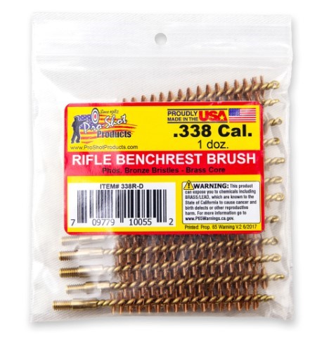 PROSHOT 8MM BRUSH - 12 QTY. BULK PACK 8R-D - 556 Black Friday Promotion